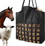 VEVOR Hooizak voor paarden, 55x18,5x64 cm, nylon met PVC-coating, verstelbare riemen en haken