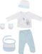 Cadeauset Interbaby Babykledingset Olifant Katoen Blauw Mt 50/68 5-delig