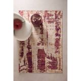 NOUS Living vloerkleed Renato bordeaux/roze (230x160cm)
