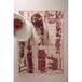 NOUS Living vloerkleed Renato bordeaux/roze (230x160cm)