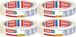 Tesa Afplaktape - 4x rol - wit - 19 mm x 25 m