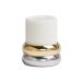 KLONG Bougeoir mariage laiton-argent