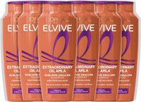 L'Oréal Paris Elvive Extraordinary Oil Amla Shampoo - Pour cheveux secs et bouclés - 6x 250ml