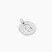 Elio C Pendentif Argent Blanc