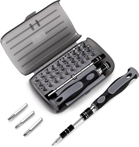 32-in-1 Precisie Schroevendraaierset - Mini Magnetisch - Reparatie Set voor PC, Tablet, Laptop, Bril, Horloge & Smartphone