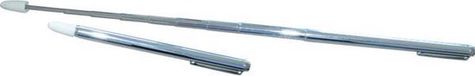 Wedo Aanwijsstick pen 90 cm, metaal, uitschuifbaar, zilver