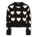 Only Kids trui SUS Black Heart/Egret Regular Fit