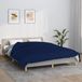 vidaXL Verzwaringsdeken 220x230 cm 11 kg stof blauw