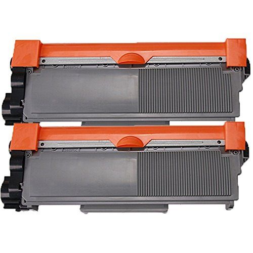 Bramacartuchos - 2 x toner, compatibel met TN2320, hoge capaciteit, twee zwart.