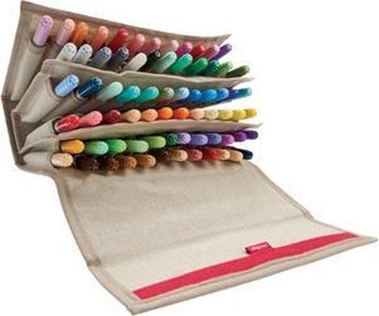 Transotype SenseBag Wallet - Natural - For 72 Markers - White