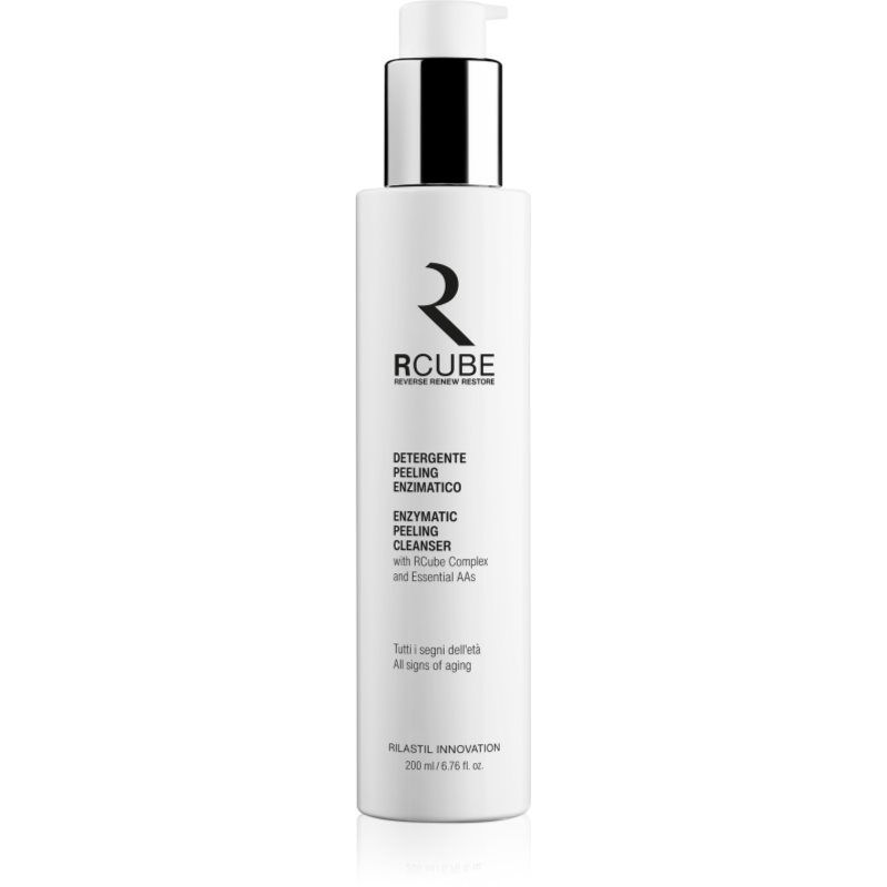 Rilastil RCube Enzymatische peelingreiniger met RCube Complex en essentiële aminozuren, celvernieuwing en helderheid, 200 ml