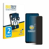 BROTECT - privacy screenprotector voor Xiaomi Redmi Note 12S - Folie Beschermfolie Blauwlichtfilter 2 Stuks