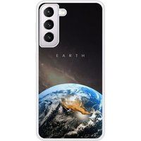 Samsung Galaxy S21 Earth Verstevigd hoesje met sublimatie bedrukking