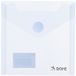 Cd-dvd Dohe Cd-dvd 91108 klittenbandsluiting, polypropyleen, vierkant, blauw