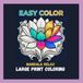 EASY COLOR: LARGE PRINT COLORING - MANDALA RELAX