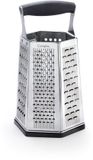Cuisipro Torenrasp - 6 in 1 - RVS - Chroom/Zwart