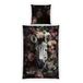 Herding Wild Flowers Zebra beddengoed, kussensloop ca. 80x80 cm, dekbedovertrek ca. 135x200 cm, met ritssluiting, 100% katoen