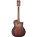 D'Angelico Premier Fulton LS Aged Mahogany guitare électro-acoustique westerngitaar 12 cordes