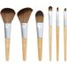 CIEN BEAUTY Set de pinceaux à maquillage, avec manches en bambou. (mini-pinceaux cosmétiques 6 pièces)