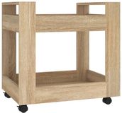 vidaXL Bureaukastje 60x45x60 cm Bewerkt Hout Sonoma Eikenkleurig
