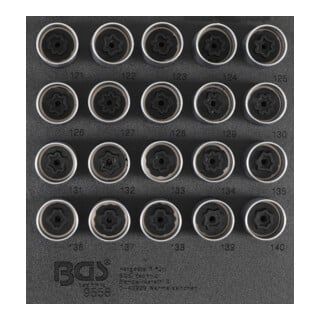 BGS technic BGS Velgbeveiliging gereedschap set voor Opel (Type C) 20 delig