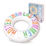 Fisura Opblaasbare zwemband "hotter than last summer" 120 cm