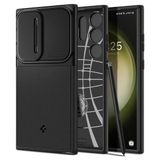 Spigen Optik Armor Hoesje Geschikt voor Samsung Galaxy S23 Ultra Camera Slider Zwart