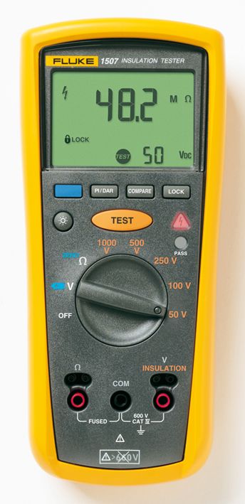 Fluke 1507 Isolatiemeter 0,01 - 10000 Ω