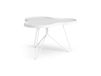 Swedese Flower mono 62x66 cm H39 cm frêne laminé blanc