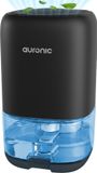 Auronic Luchtontvochtiger - Ontvochtigt 450ml Per Dag in Huis - 1L Waterreservoir - LED - Vochtopnemer voor in Woonkamer, Slaapkamer & Badkamer - Dehumidifier - Zwart