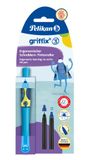 Pelikan griffix Intrekbare pen met clip Blauw 1 stuk(s)