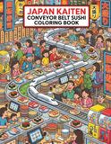 Japan Kaiten Conveyor Belt Sushi Coloring Book
