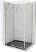 Mexen Roma porte de douche pivotante 100 x 90 cm, transparent, or + receveur de douche plat, noir