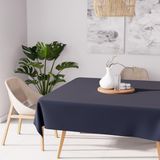 Soleil d'Ocre Alix Tafelkleed, Polyester, Blauw, 140 x 140 cm
