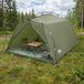 Merkloos Groene Tent voor 4 Personen, Ideaal voor Kamperen