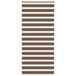 vidaXL Zebra rolgordijn 110x200 cm stofbreedte 105,9cm polyester bruin