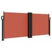 VidaXL Parasol de terrasse Terre cuite 100x1000 cm