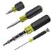 Klein Tools 80019 Gereedschapsset, multibit schroevendraaier en groefdriverset, 28 verschillende industriële diktes en maten, 4-delig