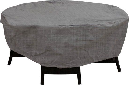Eurotrail Waterdichte Tafelhoes, Zitgroephoes Rond, Cantonic Ø 160x90cm, Grijs