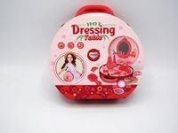 Jonotoys Table de toilette, table de maquillage avec accessoires 20 pièces