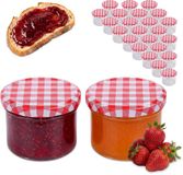 Merkloos Relaxdays Weckpotten - set van 25 - 220 ml - glas