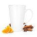Glasmark KROSNO 1992 Maja Set van 6 Keramische Bekers 0,5 Liter Koffie Thee Mokken Drinkbeker Set Koffiemok Theemok Vaatwasmachinebestendig Wit 6x500 ml