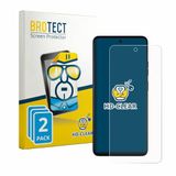 BROTECT - Screenprotector voor Motorola Moto G57 - Folie Beschermfolie transparant 2 Stuks