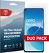 Rosso Screen Protector Ultra Clear Duo Pack Geschikt voor Oppo Reno 6 5G