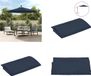 vidaXL Doek voor tuinparasol 300 cm blauw