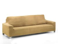 Martina Home Super elastische bankovertrek, meerkleurig, aanpasbaar, Daytona, mosterd, 4-zits
