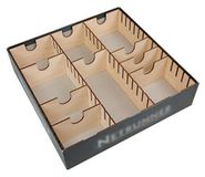Boîte de rangement pour jeux de cartes, réglable, en bois, 1 pièce