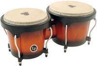 Latin Percussion LPA601VSB Aspire Wood Bongos Vintage Sunburst Black