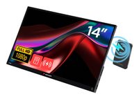 Verbatim 14" FHD Touchscreen Portable Monitor met 5000mAh Powerbank