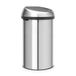 Brabantia Touch Bin Prullenbak, Matt Steel Fingerprint Proof, 60 Liter